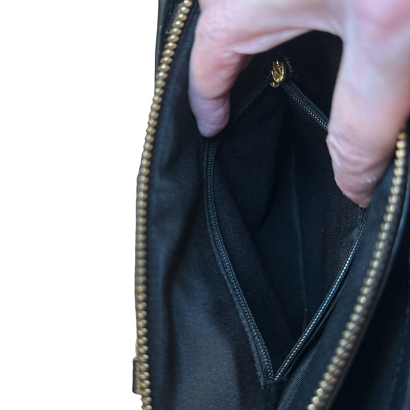 Coach Mini Christie Carryall Bag Black Crossgrain Leather Handbag Crossbody - Picture 15 of 16